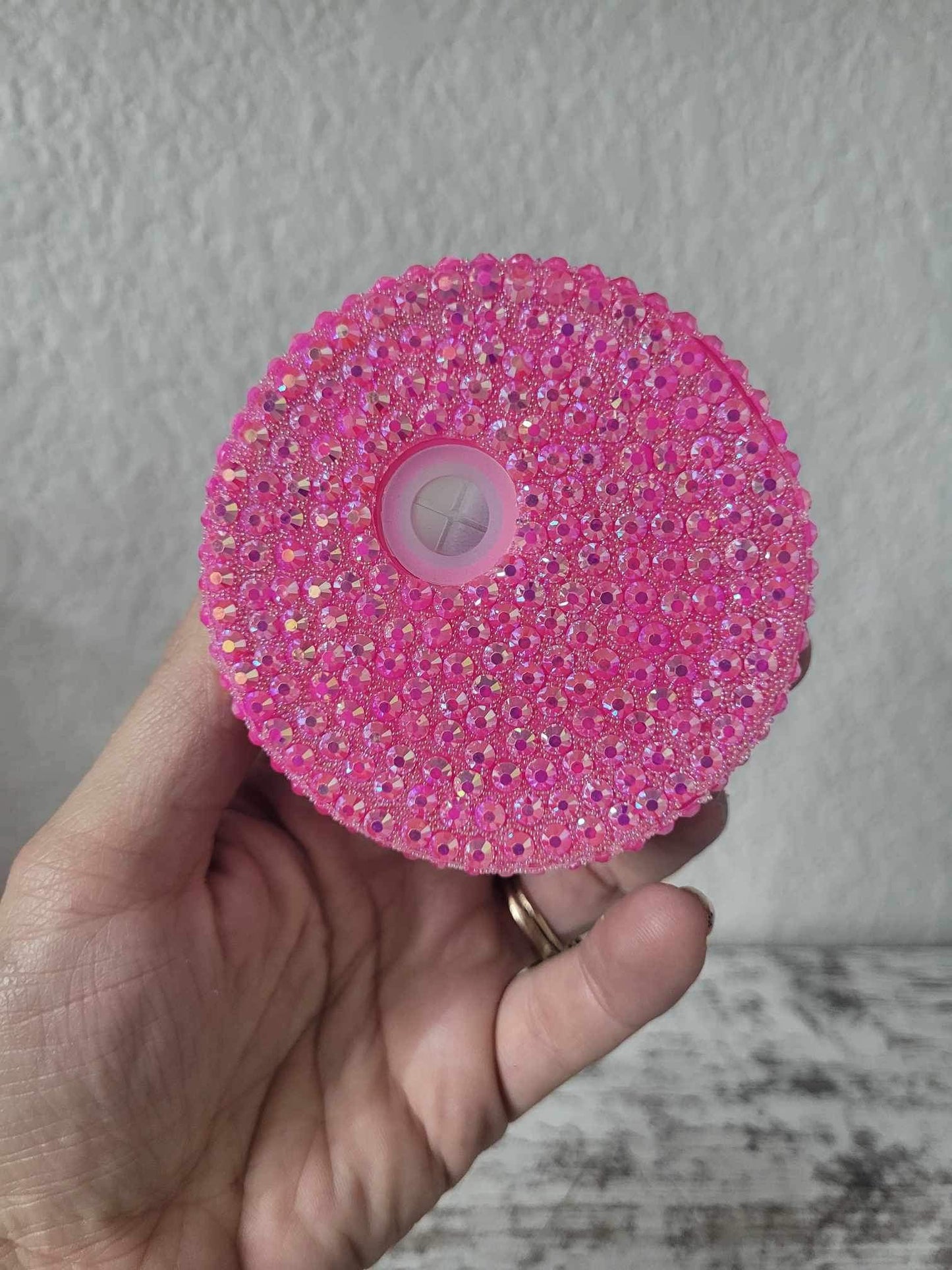 Iridescent Rhinestone lids for 16oz cups, Replacement Lids, Libby Cups, Ships from the USA