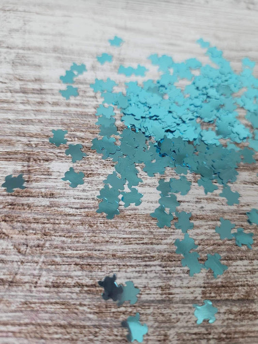 Blue Sea Turtle Shaped Glitter, Ships from the USA