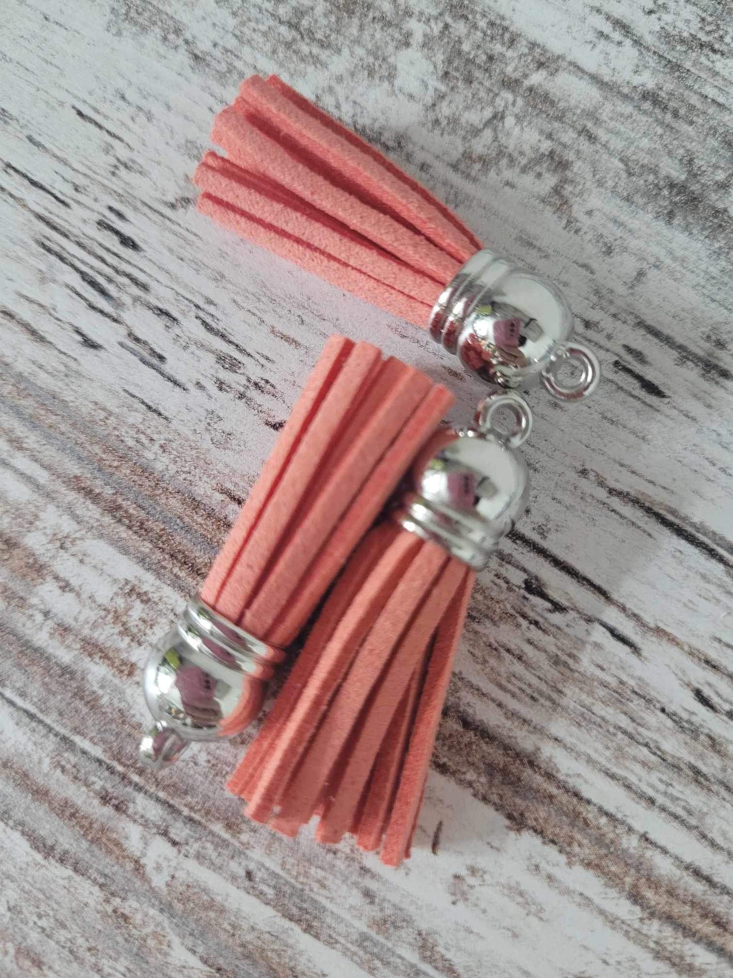 Suede Keychain Tassels, Multiple colors, Ships from the USA